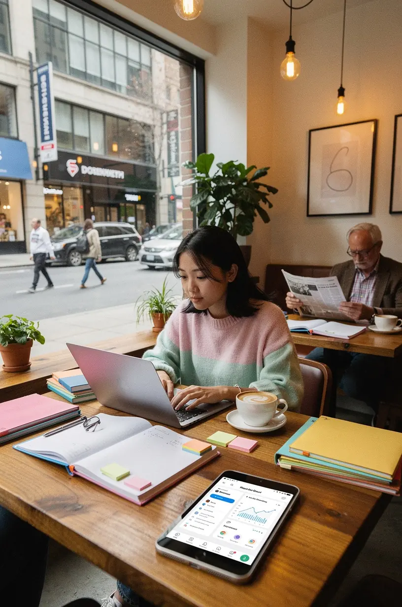 Digital security tools enhancing productivity and routine efficiency