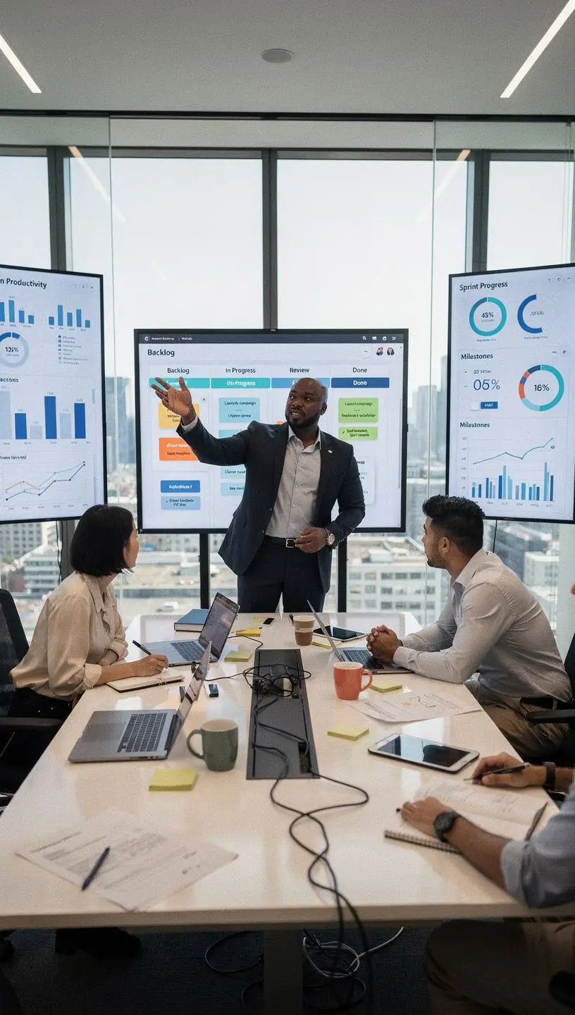 Illustration of time-blocking techniques for productivity enhancement