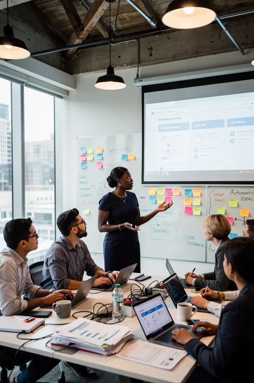 Workflow management software benefits for productivity improvement.